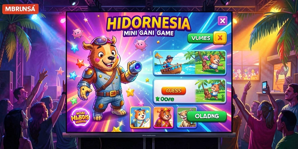 Tampilan awal yang menarik dan user-friendly.