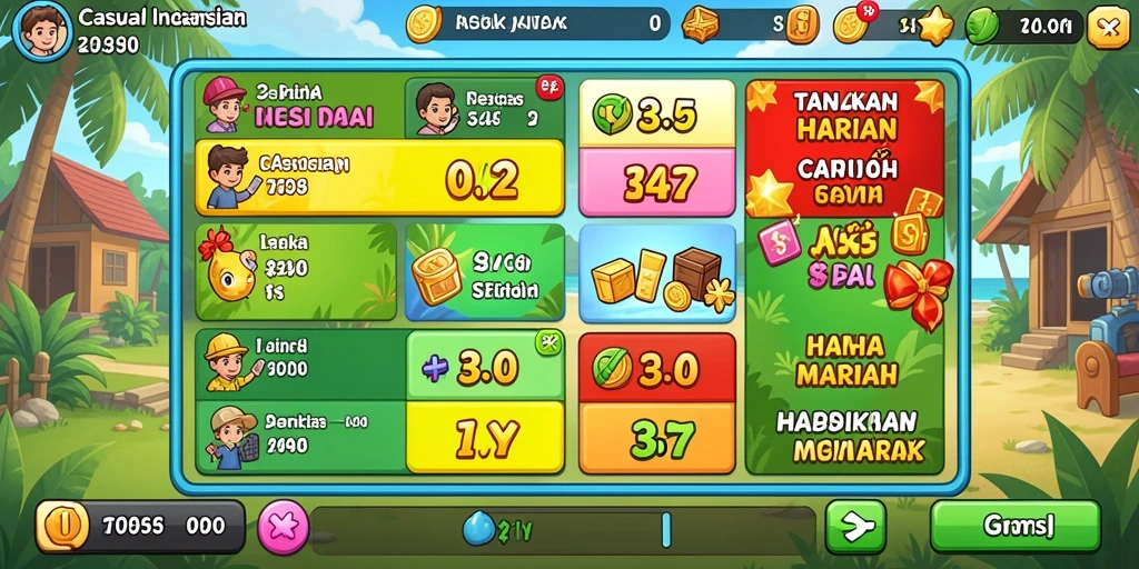 Screenshot menampilkan pilihan permainan judi yang beragam.