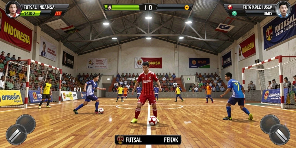 Screenshot aplikasi BRUTAL77 menunjukkan aksi yang mendebarkan.