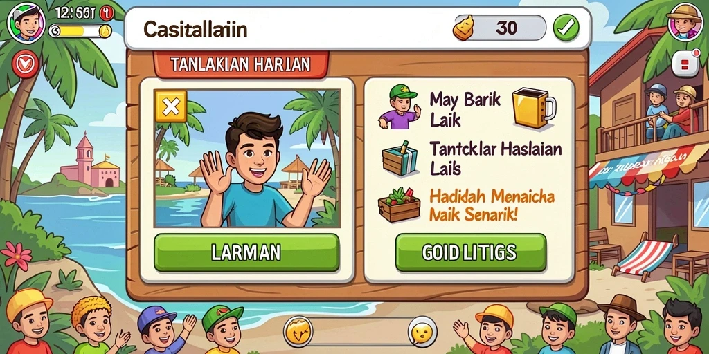 Tampilan antarmuka pengguna yang menarik dan intuitif.
