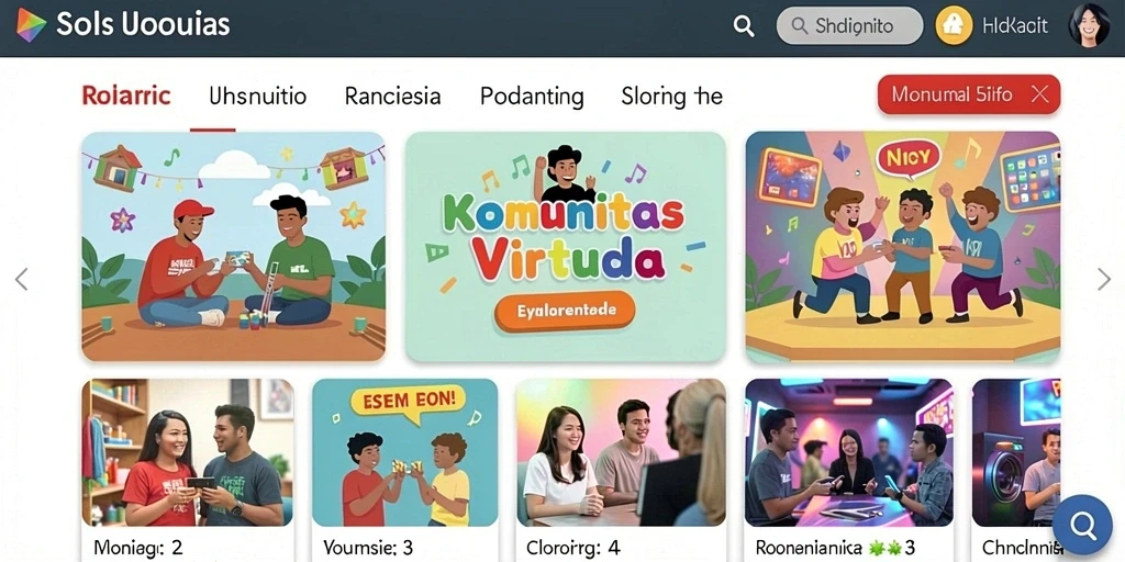 Tampilan menu utama yang intuitif dan mudah digunakan.