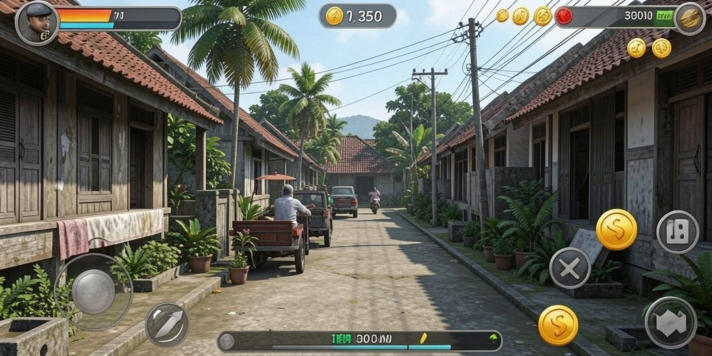 Tampilan antarmuka yang modern dan menarik.