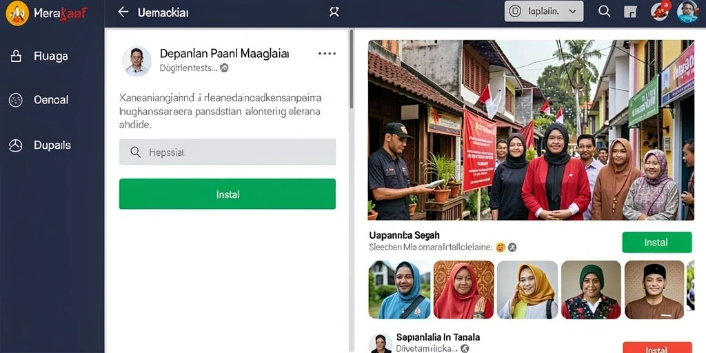 Tampilan antarmuka pengguna yang ramah dan menarik.