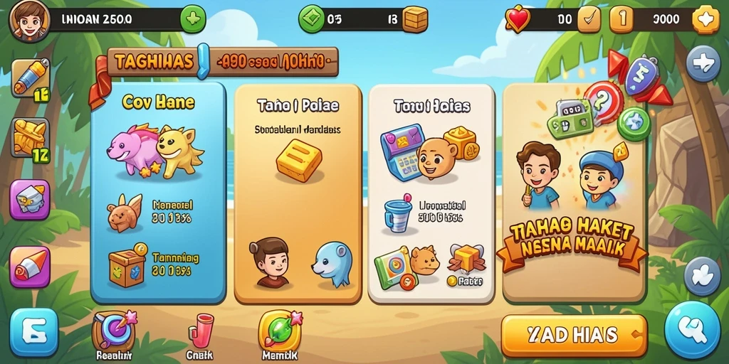 Tampilan utama aplikasi IDRGAME yang menarik.