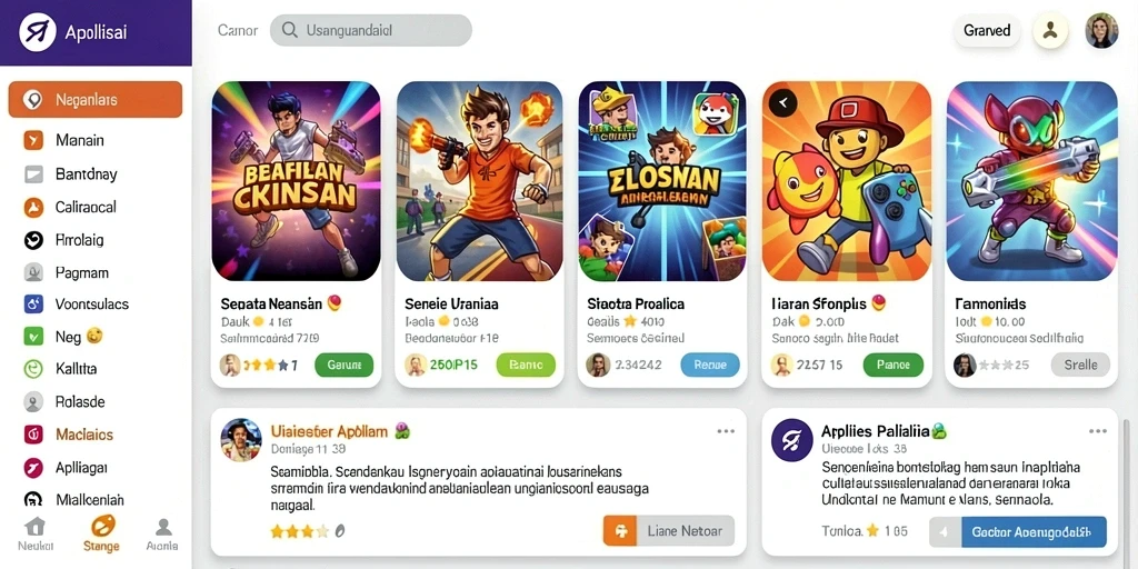 Tampilan antarmuka yang menarik dan intuitif.