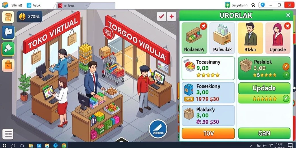 Tampilan antarmuka yang menarik dan mudah dinavigasi.