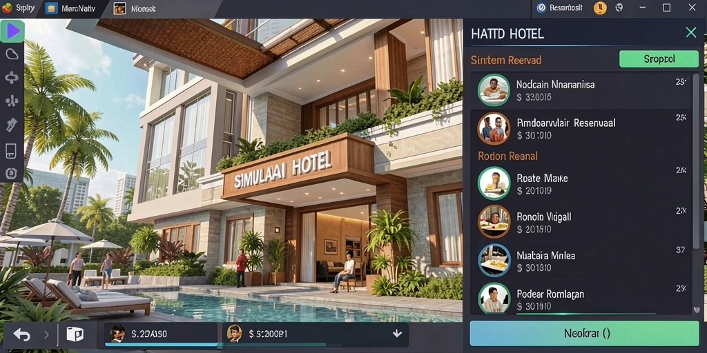 Tampilan awal aplikasi LION4D yang menarik.