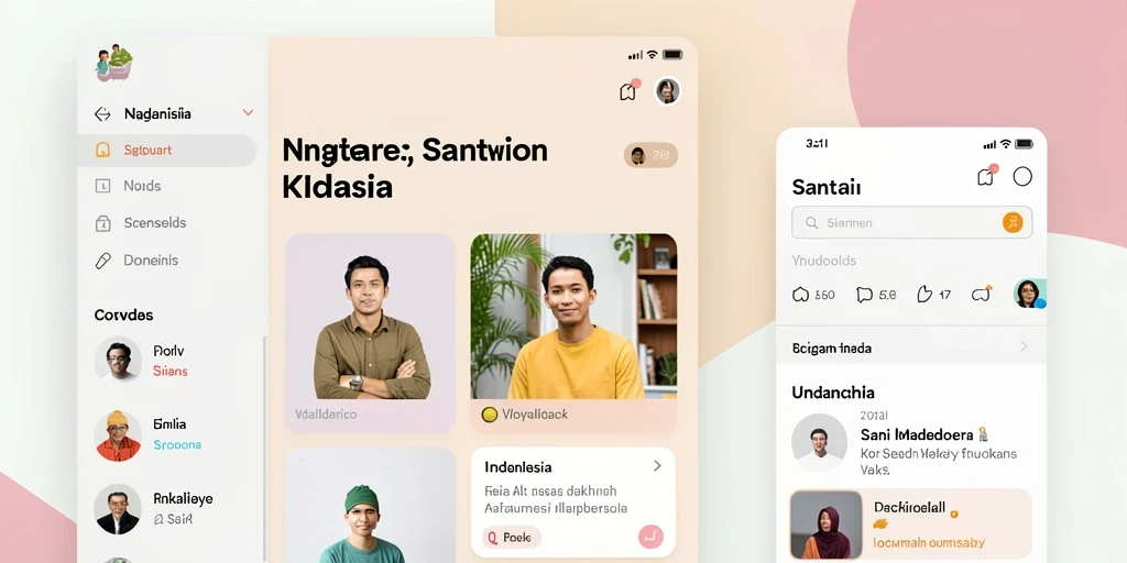 Tampilan antarmuka yang menarik dan modern.
