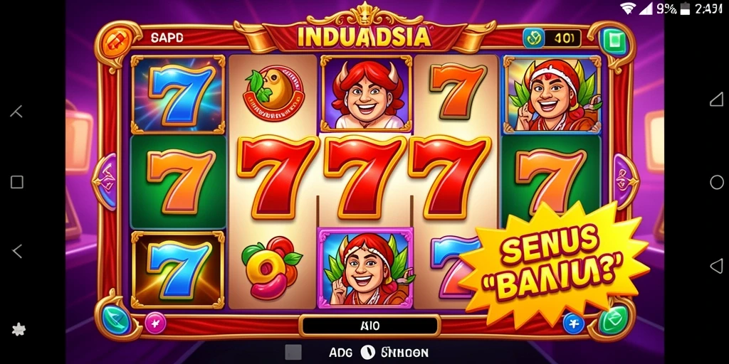 Tampilan permainan slot yang menarik dan interaktif.