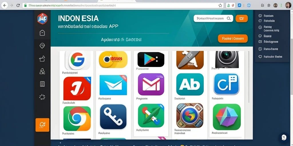 Tampilan awal yang menarik dengan menu navigasi yang mudah digunakan.