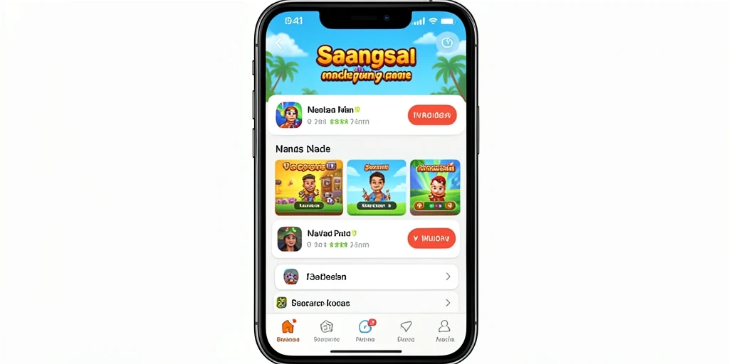 Tampilan menarik dari halaman utama aplikasi PARISTOGEL.