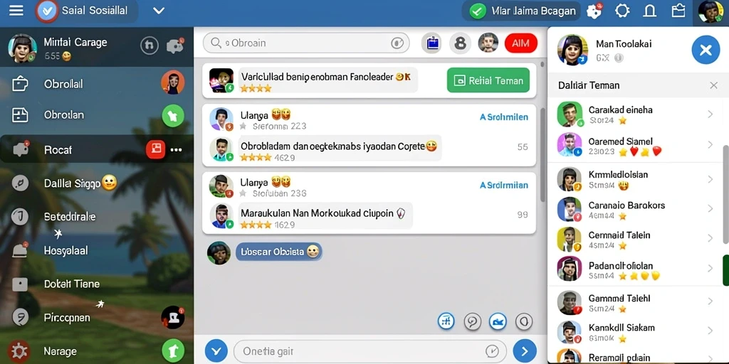 Tampilan antarmuka yang menarik dan modern.