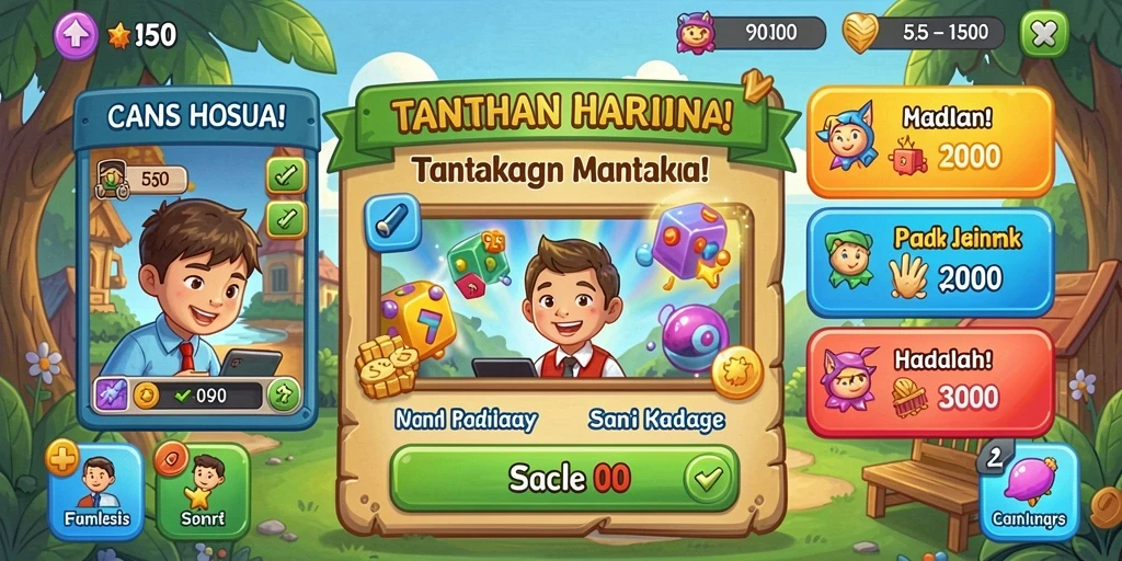 Tampilan antarmuka yang menarik dan mudah digunakan.