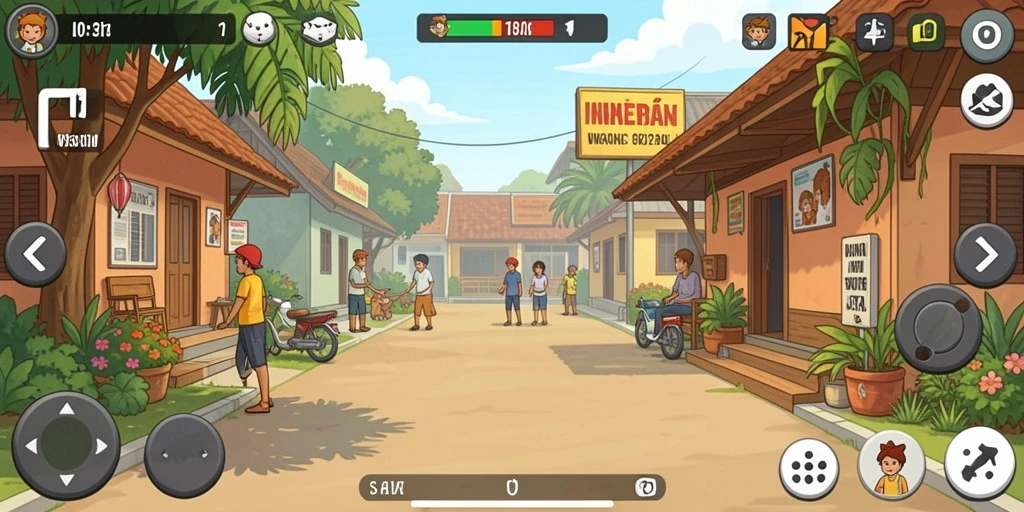 Screenshot menunjukkan grafik yang menakjubkan dari game.