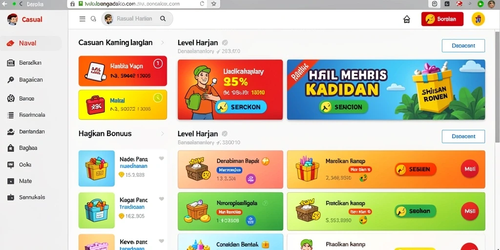 Tampilan antarmuka yang menarik dan memudahkan navigasi.