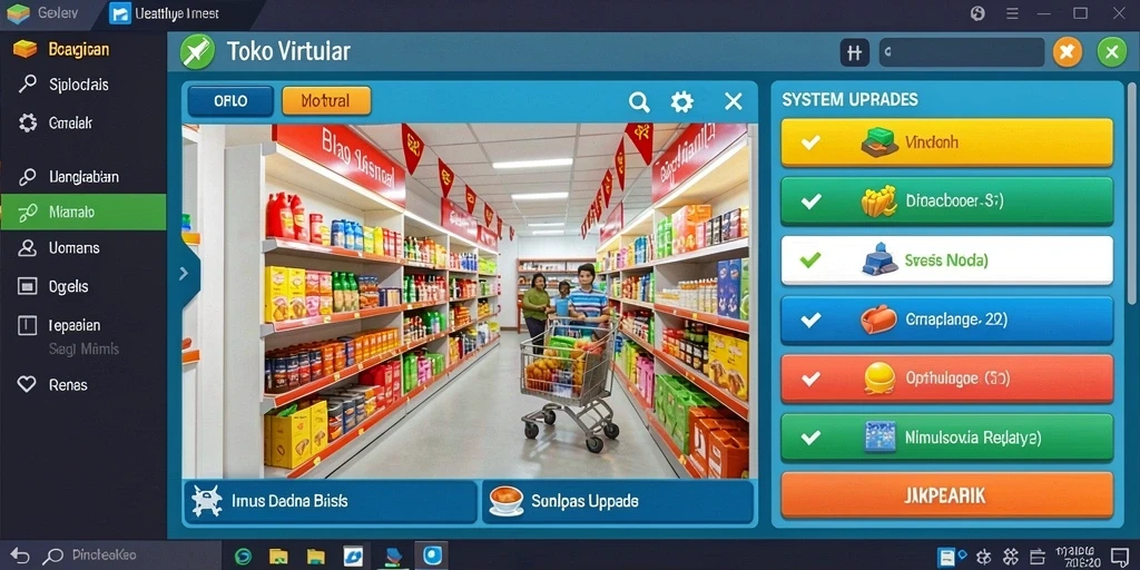 Tampilan awal aplikasi SURGA19 yang menarik dan user-friendly.