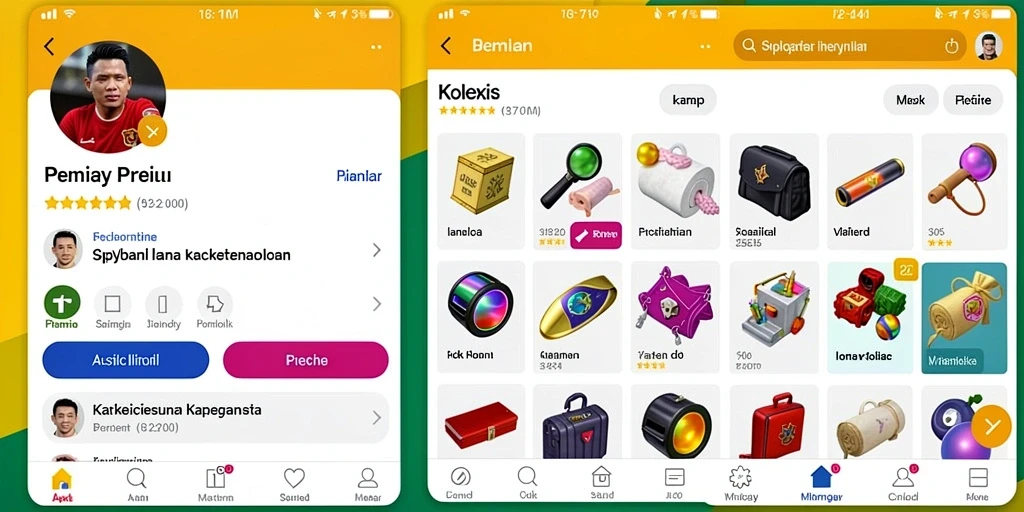 Tampilan antarmuka yang menarik dan modern.